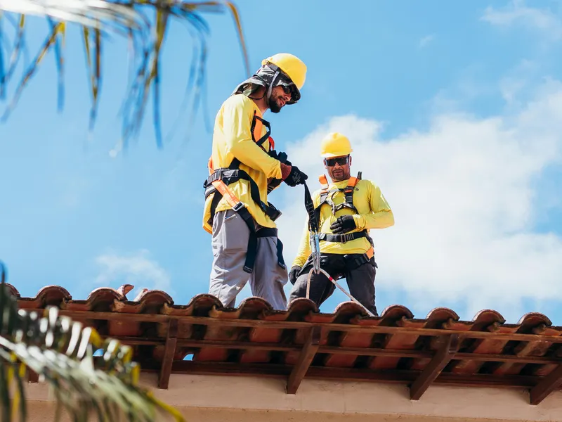 Pinnacle Roofing crew installing a new roof
